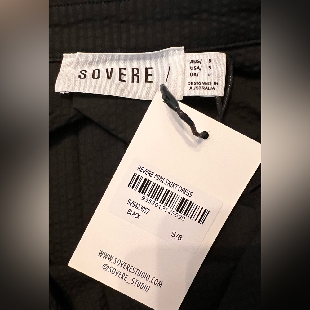 SOVERE  Black Button-Up Mini Dress - Picture 10 of 12